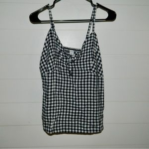 OLD NAVY BLUE GINGHAM TOP